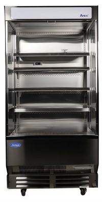 Atosa AOM-40B Open-Air Refrigerated Merchandiser Cooler, 39-3/5 Inch Wide, Black