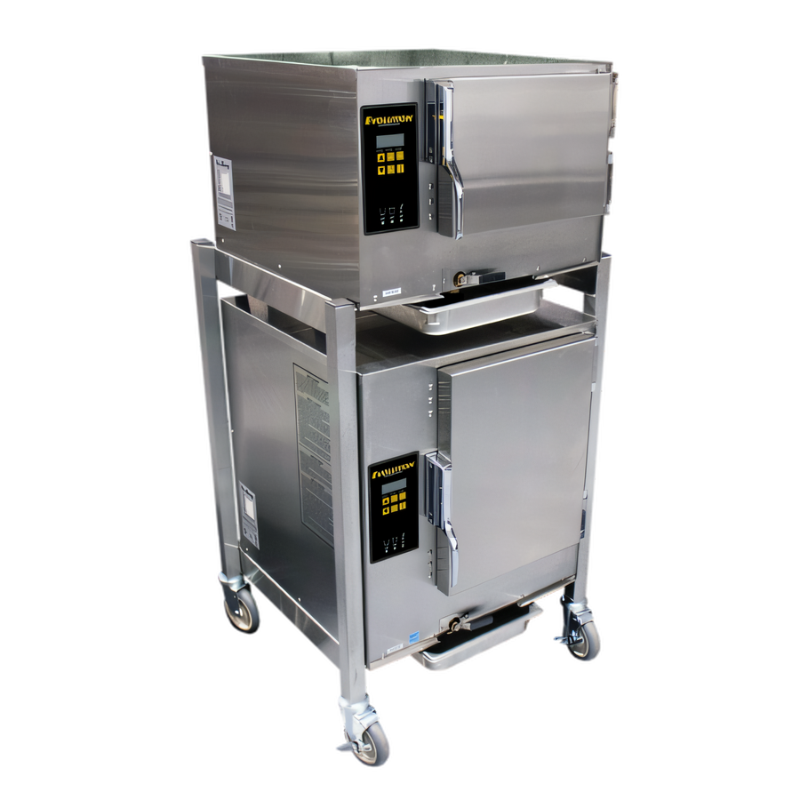 Product image #1 for AccuTemp Evolution Two-Compartment Connectionless Boilerless Convection Steamer with Stand, 6 kW, 208V
