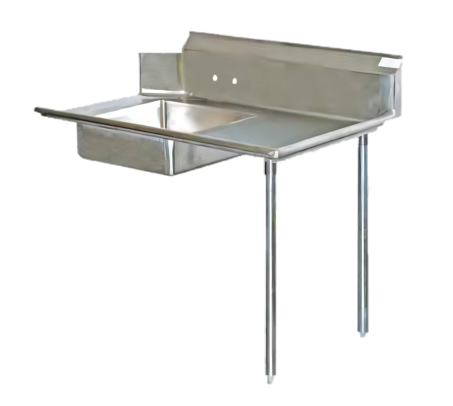 Product image #1 for Serv-Ware 36-Inch Right-to-Left Soiled Dish Table with Sink Bowl and 11-Inch Backsplash