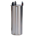 Thumbnail image #1 for Dinex DXPIDPDS0912 Unheated Shielded Drop-In Stainless Steel Plate Dispenser, Round Dishes up to 9-1/8", Approx. 50-Plate/36-Bowl Capacity