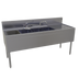 Thumbnail image #1 for Glastender Four-Compartment Stainless Steel Underbar Sink Unit with Right Drainboard and Deck-Mount Faucet, 66-Inch x 24-Inch