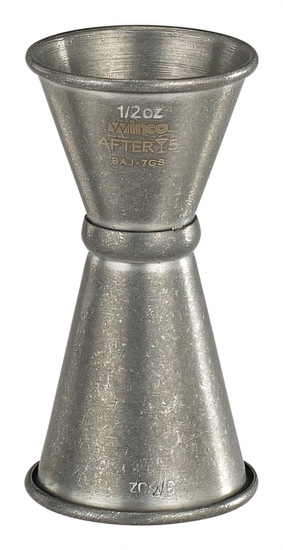 Product image #1 for Winco After 5 Crafted Steel Japanese-Style Stainless Steel Jigger, 1/2 oz x 3/4 oz