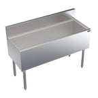 Thumbnail image #1 for Krowne Royal Series KR19-48 48-Inch Stainless Steel Underbar Ice Bin/Cocktail Unit, 147-lb Capacity, No Cold Plate