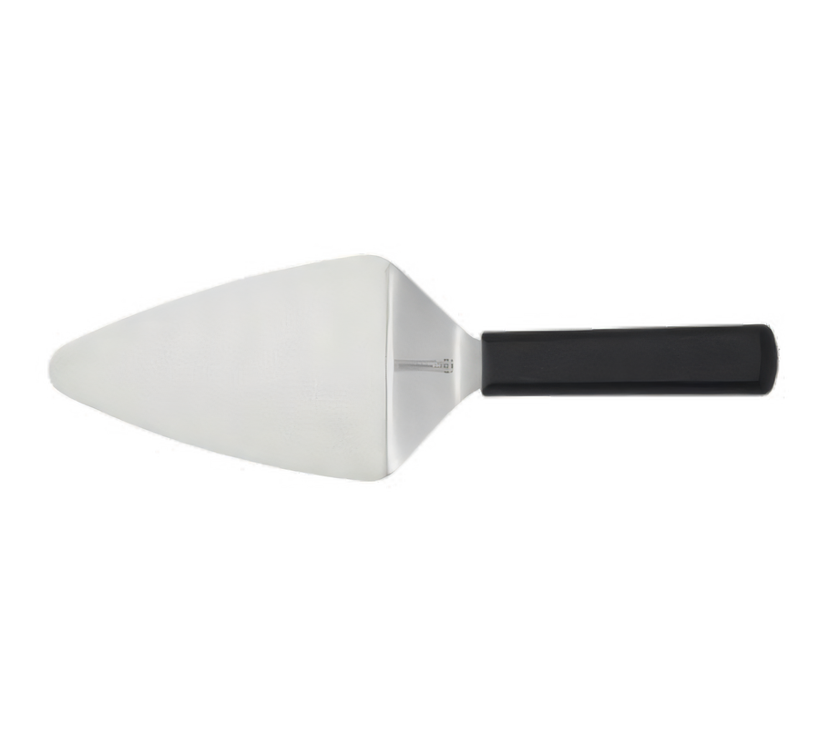 Product image #1 for Mundial 4 x 5-3/4 Inch Stainless Steel Pizza Server with Black Polypropylene Handle