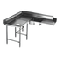 Thumbnail image #1 for Eagle Group Left-Hand Corner Soiled Dishtable, 96-Inch Machine-to-Corner, 60-Inch Corner-to-End, 30-Inch Deep 16/304 Stainless Steel Top