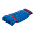 Thumbnail image #1 for Carlisle Medium Looped-End Microfiber Wet Mop Head with White Yarn and Blue 5-Inch Wide Band