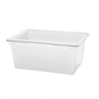 Rubbermaid Commercial Products 16-5/8 Gallon White Polyethylene Food/Tote Box