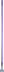 Thumbnail image #1 for Sparta 60-Inch Fiberglass Dust Mop Handle with Clip-On Connector, Purple