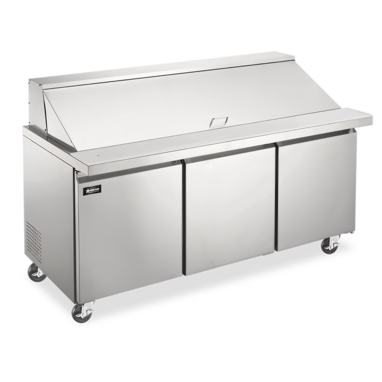 Product image #2 for 71-Inch Mega Top 3-Section Refrigerated Sandwich/Salad Prep Table