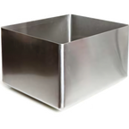 Thumbnail image #1 for Klinger's Trading UMS1416 Weld-In Stainless Steel Sink, 14 x 16 x 12 Inches, Single Compartment, 16 Gauge