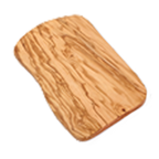 Thumbnail image #1 for American Metalcraft OWB129 Olive Wood Rectangular Serving Board, 12 x 7-3/4 x 3/4 Inch, No Handle Case of 6