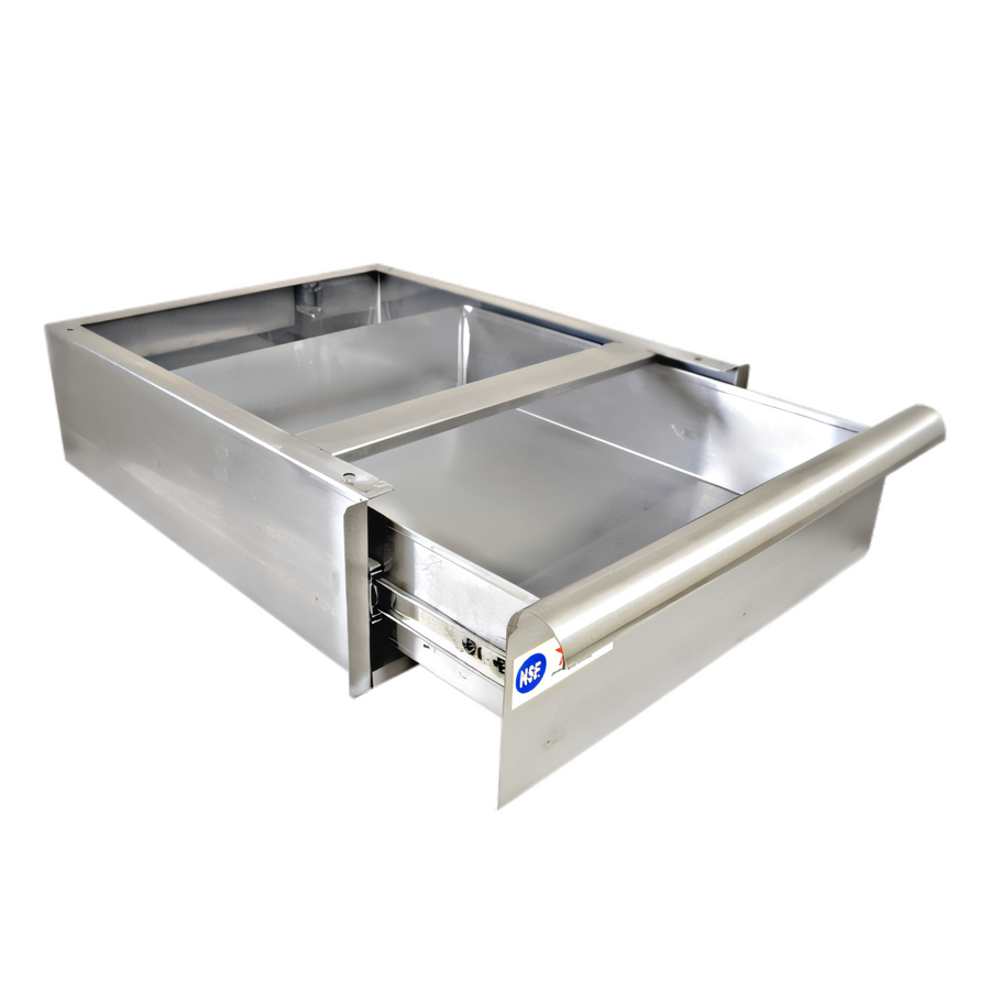 Product image #1 for Omcan Stainless Steel Work Table Drawer for 24-Inch Deep Worktables, 16 x 20 x 4 Inch