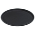 Thumbnail image #1 for GripLite® 14-5/8 Inch Round Non-Slip Serving Tray, Black Polypropylene