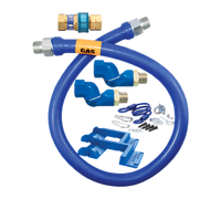 Dormont Blue Hose 1-1/4 Inch x 48 Inch Moveable Gas Connector Hose Assembly