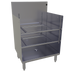 Thumbnail image #1 for Glastender 24-Inch Open Top Stainless Steel Underbar Glass Rack Storage Unit