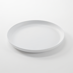 Thumbnail image #1 for American Metalcraft ARP9WH Melamine Coupe Plate, Round, White, 8-7/8" Diameter Case of 12