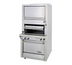 Thumbnail image #1 for Garland Master Series Heavy-Duty Upright Gas Broiler with Single Infrared Deck, Upper Warming Oven, and Storage Cabinet Base