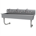 Thumbnail image #1 for Advance Tabco 60-Inch Wall-Mounted 3-Station Multiwash Hand Sink with 3 Faucets
