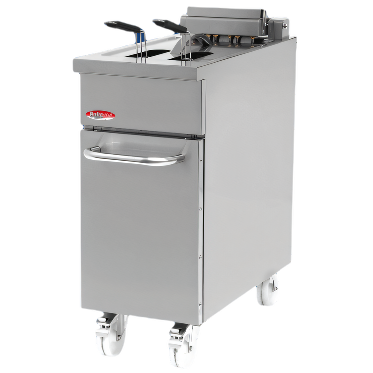 Product image #1 for BakeMax 18 Liter Electric Floor Fryer, 208V, 14 kW