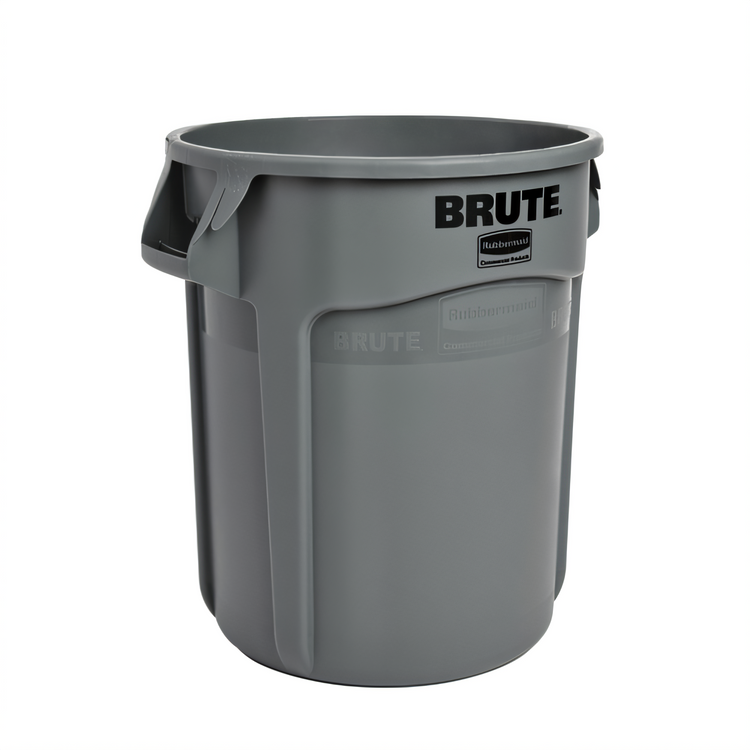 Product image #1 for BRUTE ProSave 20 Gallon Round Trash Container, Gray, Without Lid