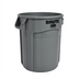 Thumbnail image #1 for BRUTE ProSave 20 Gallon Round Trash Container, Gray, Without Lid