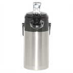 Thumbnail image #1 for Crathco-UNIC GRINDMASTER Beverage 2502-000 2.2 L Stainless Steel Lever Airpot with Glass Liner