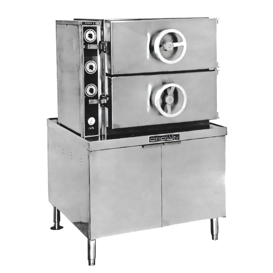 Product image #1 for Crown GDA-2 Do-All Dual-Pressure Gas Steamer, 2 Compartments, 8-16 Pan Capacity