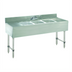 Thumbnail image #1 for Advance Tabco Underbar Basics™ 96-Inch 3-Compartment Stainless Steel Bar Sink Unit with Deck-Mount Faucet and Dual Drainboards
