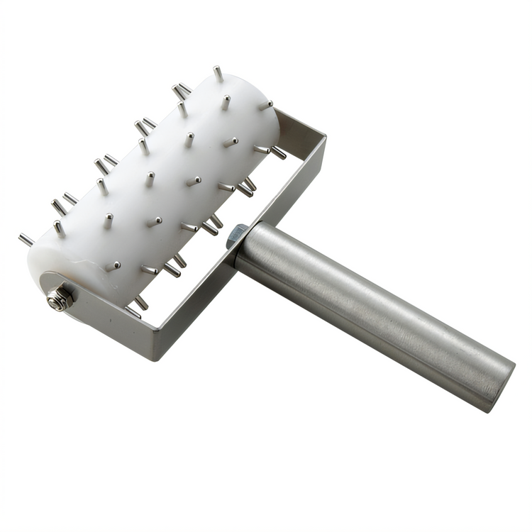 Product image #1 for Winco Full-Size Dough Docker with 5-Inch Head and Stainless Steel Handle
