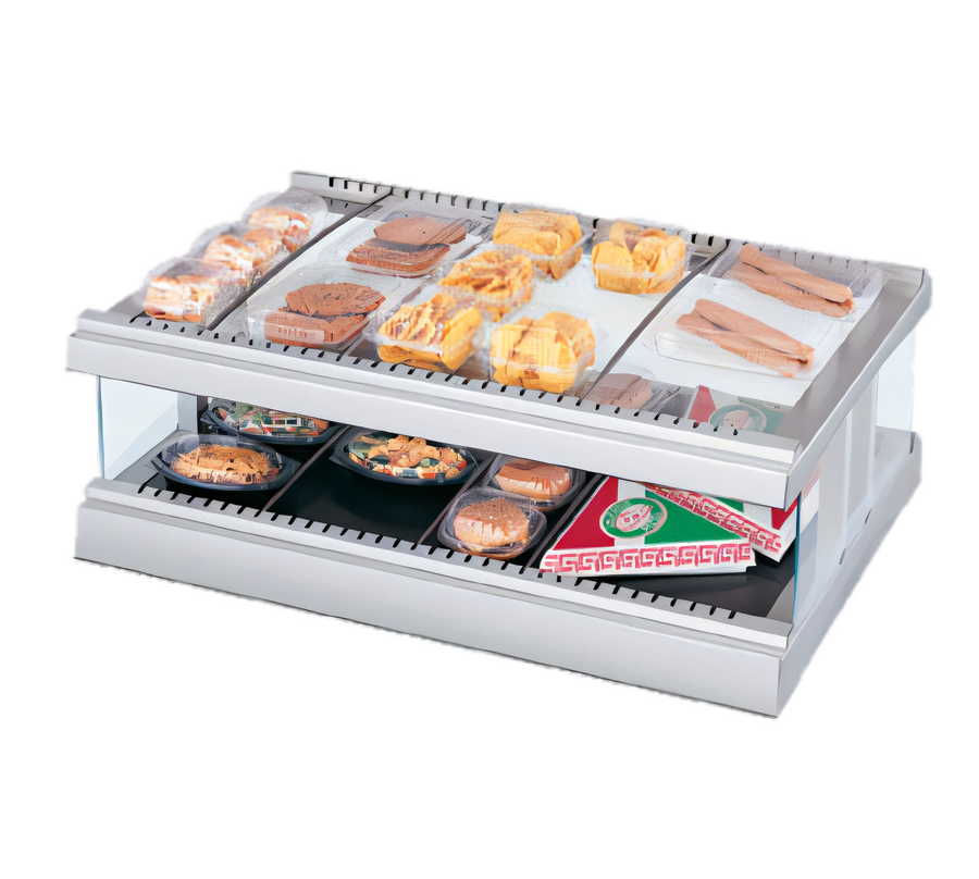 Product image #1 for Hatco Glo-Ray® Designer Horizontal Countertop Display Warmer with Heated Glass Shelf, 39-Inch, 1 Shelf