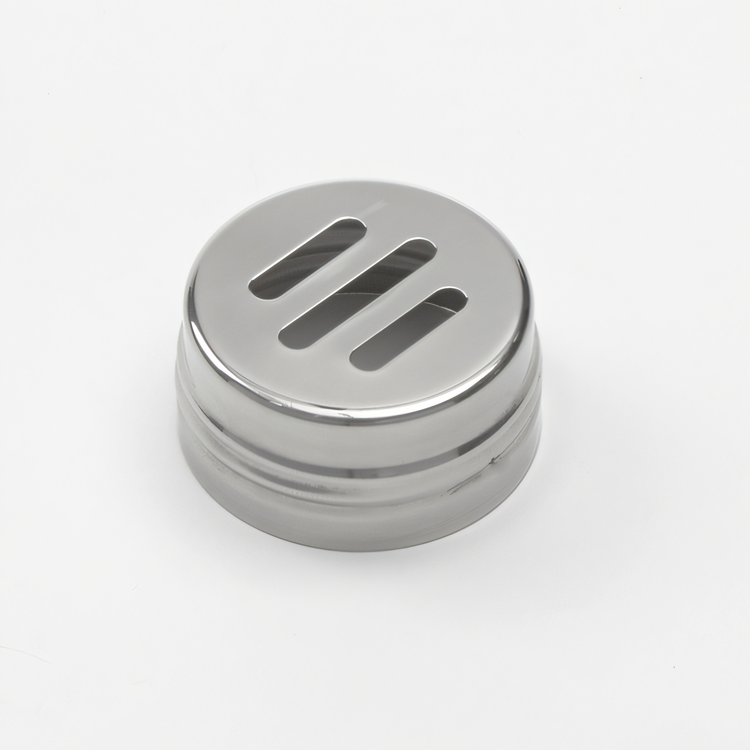 Product image #1 for 2-Inch Slotted Stainless Steel Replacement Shaker Top for 2 oz. Shakers