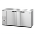 Thumbnail image #1 for Hoshizaki BB69-S 69.5-Inch Two-Section Reach-In Back Bar Cooler with Solid Hinged Doors