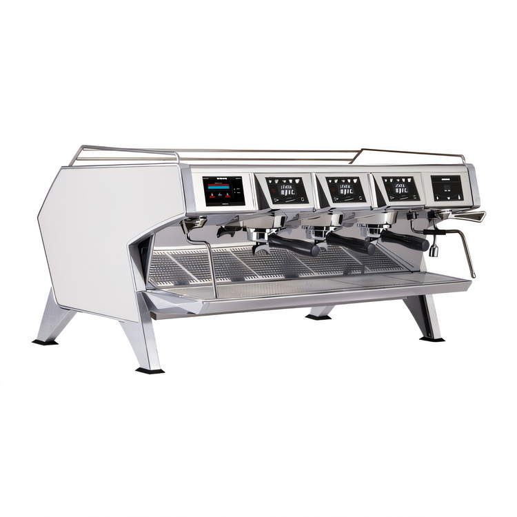 Product image #1 for UNIC Epic 3 White 3-Group Automatic Commercial Espresso Machine with 14.3-Liter Boiler