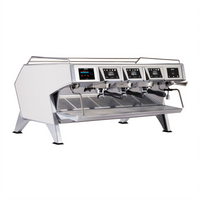 UNIC Epic 3 White 3-Group Automatic Commercial Espresso Machine with 14.3-Liter Boiler
