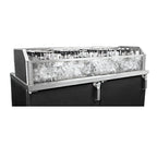 Thumbnail image #1 for Glastender GDU-18X24 Built-In Back Bar Glass Ice Display Unit, Double-Pane Glass, Stainless Steel Trim, 24"W x 18"D x 9"H