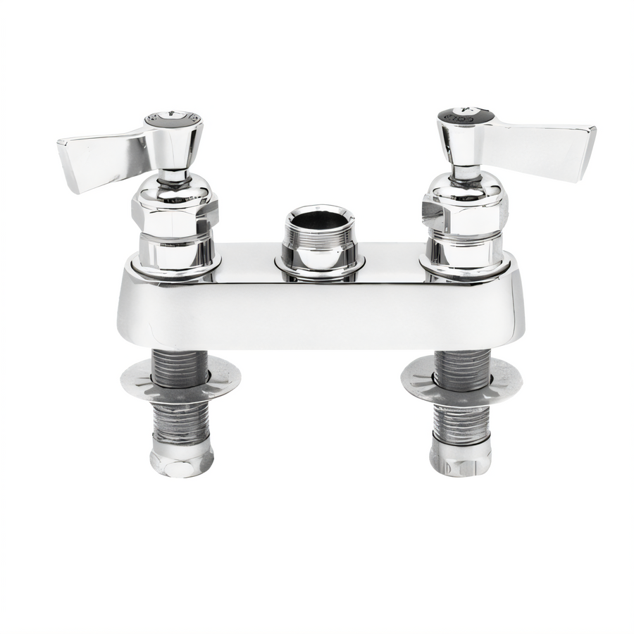 Product image #1 for Fisher 4-Inch Center Deck Mount Stainless Steel Swivel Outlet Control Valve with Lever Handles
