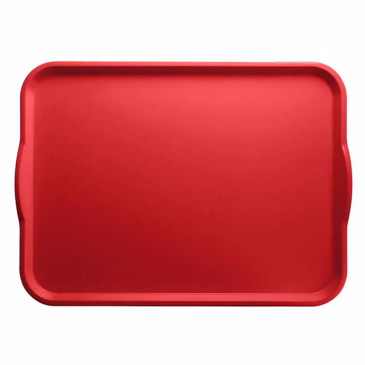 Product image #2 for Cambro Camtray 15 x 20 Inch Rectangular Fiberglass Tray with Handles, Signal Red