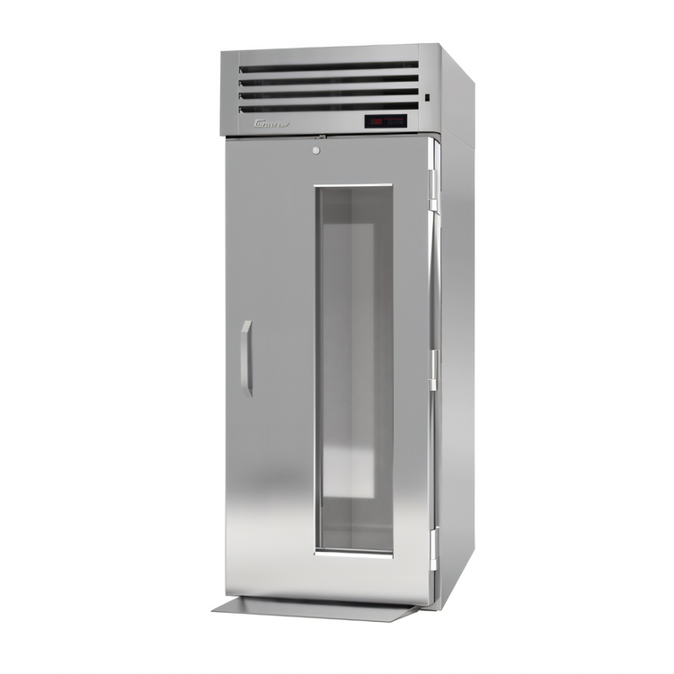 Product image #1 for Turbo Air PRO-26H2-G-RT Roll-Thru One-Section Heated Holding Cabinet with Glass Doors