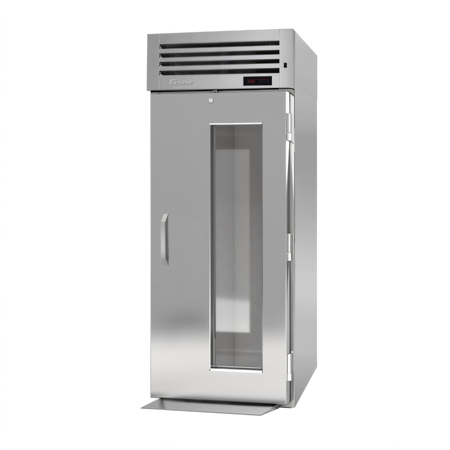 Product image #1 for Turbo Air PRO-26H2-G-RT Roll-Thru One-Section Heated Holding Cabinet with Glass Doors