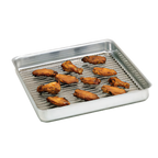 Thumbnail image #1 for American Metalcraft SQ1220 Square Deep Dish Pizza Pan, Straight-Sided, 12 x 12 x 2 Inches, 14-Gauge Aluminum Case of 12