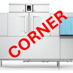 Thumbnail image #1 for Hobart Warewash - Flow CL86C-BAS+BUILDUP 2-Tank Conveyor Dishwasher, 342 Racks/Hour, Touchscreen Controls, Corner Scraper