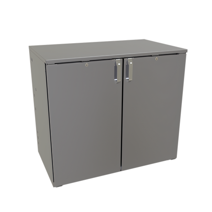 Product image #1 for Glastender C1RB40 40-Inch Two-Section One-Zone Bar Profile Back Bar Cooler, Remote Refrigeration