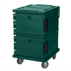 Thumbnail image #1 for Cambro Ultra Camcart® UPC1200519 Double-Compartment Front-Loading Insulated Food Pan Carrier, 90-Qt., 6-Inch Casters