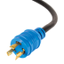 Thumbnail image #1 for Advance Tabco Replacement Cord with NEMA L6-30P Plug for 4- and 5-Well 240V Food Wells