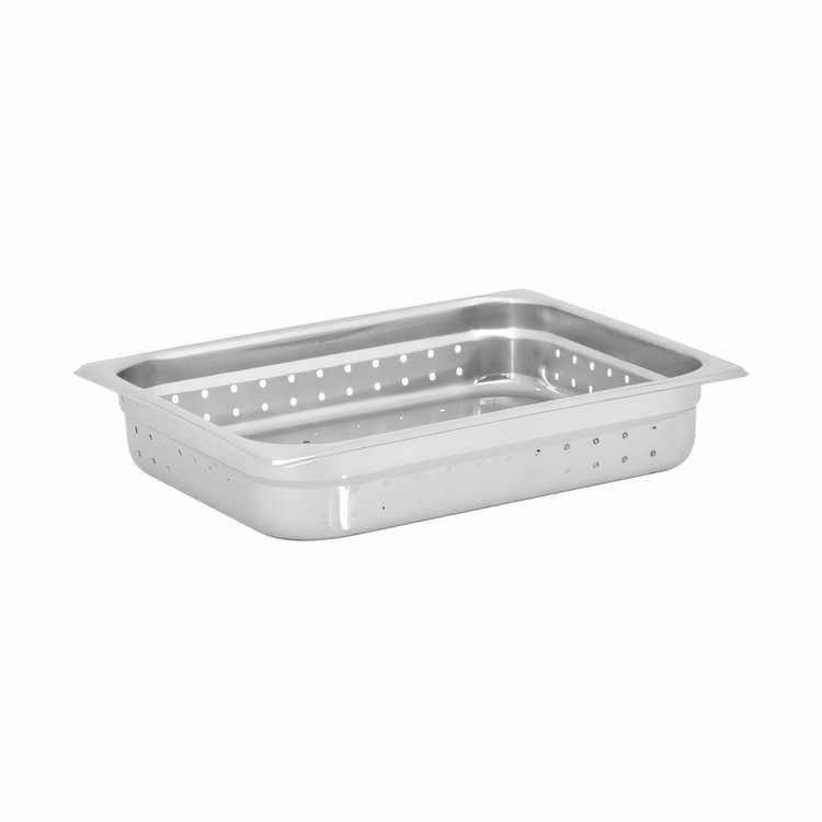 Product image #1 for Omcan USA 1/2 Size Perforated Stainless Steel Steam Table Pan, 2-1/2 Inch Deep
