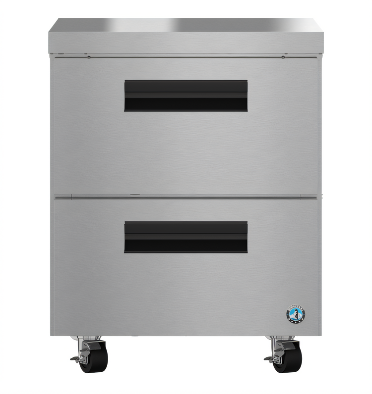Product image #1 for Hoshizaki Steelheart 27-Inch One-Section Low Profile Undercounter Refrigerator with Two Drawers