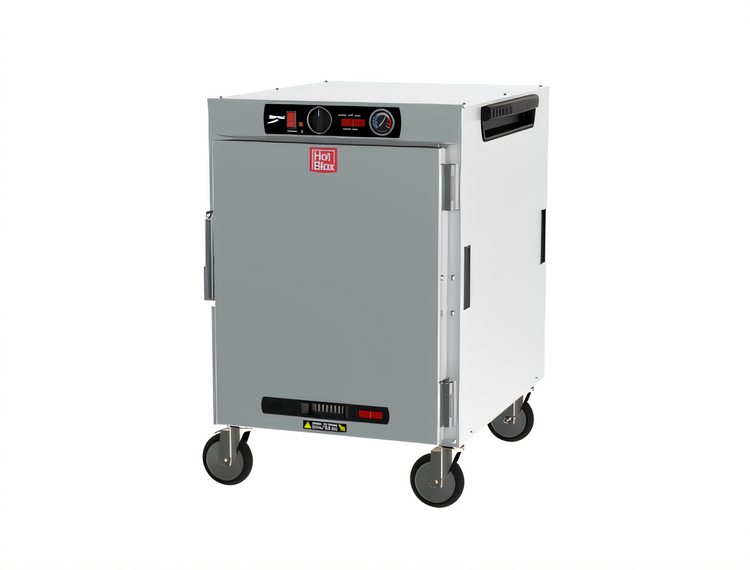 Product image #1 for Metro HotBlox™ Wide 8-Pan Half-Height Mobile Insulated Holding Cabinet, Solid Door, Analog Controls