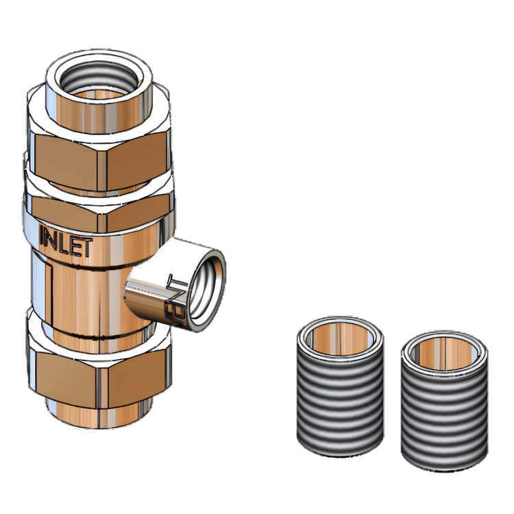 Product image #1 for T&S Brass B-0962 Continuous Pressure Vacuum Breaker with Atmospheric Vent, 3/4" NPT