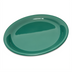 Thumbnail image #1 for Durus® 9-Inch Round Narrow Rim Melamine Dinner Plate, Meadow Green