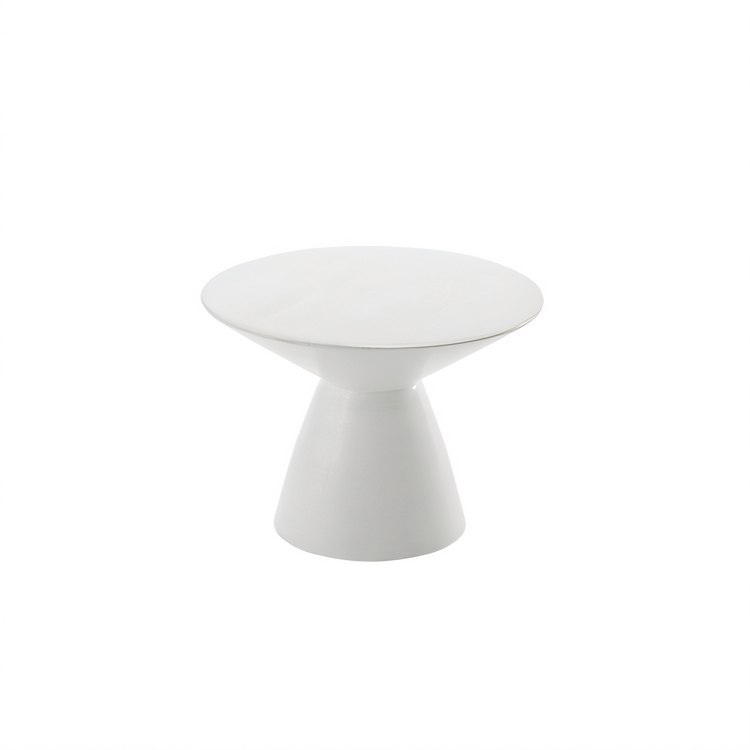 Product image #1 for American Metalcraft White Wood Round Buffet Pedestal, 5-1/4-Inch H, Hampton Collection